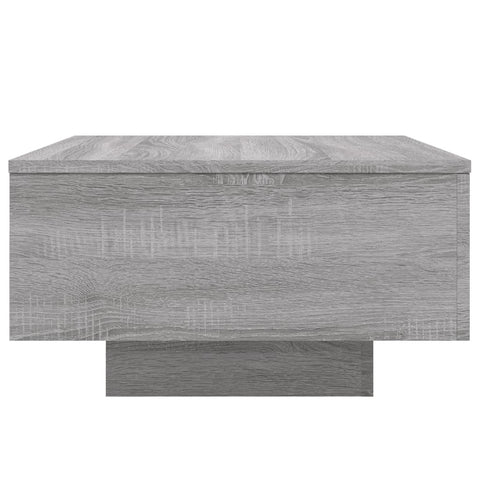 vidaXL Coffee Table Grey Sonoma 55x55x31 cm Engineered Wood