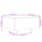 vidaXL Coffee Table Grey Sonoma 55x55x31 cm Engineered Wood