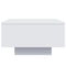 vidaXL Coffee Table with LED Lights White 55x55x31 cm