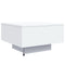 vidaXL Coffee Table with LED Lights White 55x55x31 cm