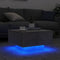 vidaXL Coffee Table with LED Lights Concrete Grey 55x55x31 cm