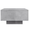 vidaXL Coffee Table with LED Lights Concrete Grey 55x55x31 cm