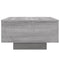 vidaXL Coffee Table with LED Lights Grey Sonoma 55x55x31 cm