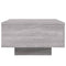 vidaXL Coffee Table with LED Lights Grey Sonoma 55x55x31 cm