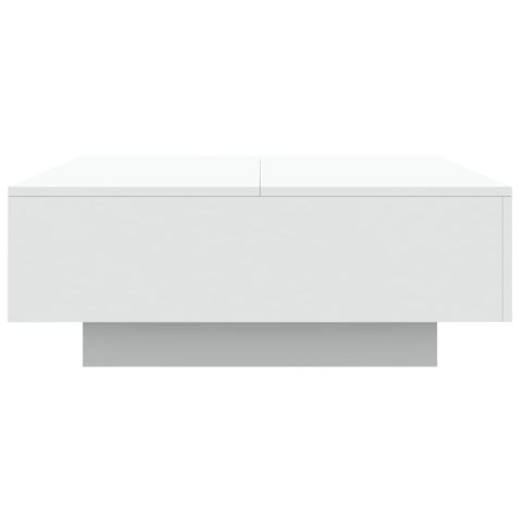 vidaXL Coffee Table White 80x80x31 cm Engineered Wood