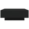 vidaXL Coffee Table Black 80x80x31 cm Engineered Wood