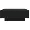 vidaXL Coffee Table Black 80x80x31 cm Engineered Wood