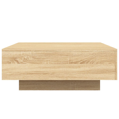 vidaXL Coffee Table Sonoma Oak 80x80x31 cm Engineered Wood