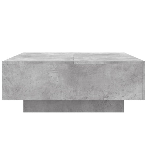 vidaXL Coffee Table Concrete Grey 80x80x31 cm Engineered Wood