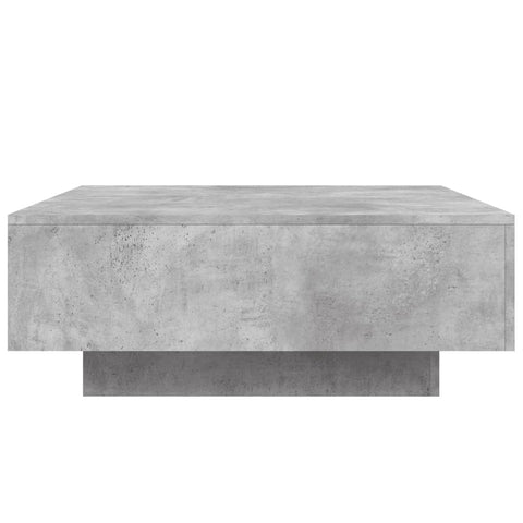 vidaXL Coffee Table Concrete Grey 80x80x31 cm Engineered Wood