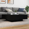 vidaXL Coffee Table Black 100x100x31 cm Engineered Wood