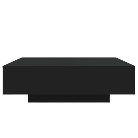 vidaXL Coffee Table Black 100x100x31 cm Engineered Wood