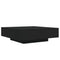 vidaXL Coffee Table Black 100x100x31 cm Engineered Wood