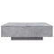 vidaXL Coffee Table Concrete Grey 100x100x31 cm Engineered Wood