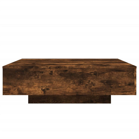 vidaXL Coffee Table Smoked Oak 100x100x31 cm Engineered Wood