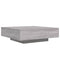 vidaXL Coffee Table Grey Sonoma 100x100x31 cm Engineered Wood