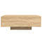 vidaXL Coffee Table with LED Lights Sonoma Oak 85x55x31 cm