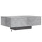 vidaXL Coffee Table with LED Lights Concrete Grey 85x55x31 cm