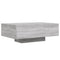vidaXL Coffee Table with LED Lights Grey Sonoma 85x55x31 cm