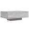 vidaXL Coffee Table with LED Lights Grey Sonoma 85x55x31 cm