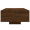 vidaXL Coffee Table with LED Lights Brown Oak 85x55x31 cm