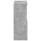 vidaXL Side Cabinet with LED Lights Concrete Grey Engineered Wood