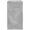 vidaXL Side Cabinet with LED Lights Concrete Grey Engineered Wood