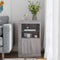 vidaXL Side Cabinet with LED Lights Grey Sonoma Engineered Wood