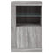 vidaXL Side Cabinet with LED Lights Grey Sonoma Engineered Wood