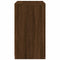 vidaXL Side Cabinet with LED Lights Brown Oak Engineered Wood