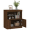 vidaXL Sideboard with LED Lights Brown Oak 60x37x67 cm