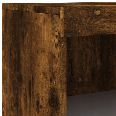 vidaXL Sideboard with LED Lights Smoked Oak 60.5x37x100 cm