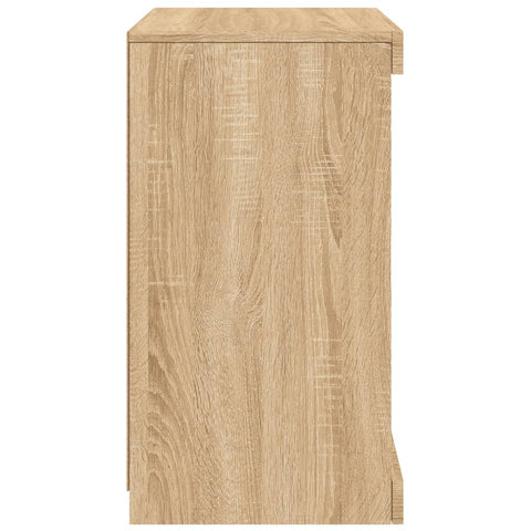vidaXL Sideboard with LED Lights Sonoma Oak 41x37x67 cm