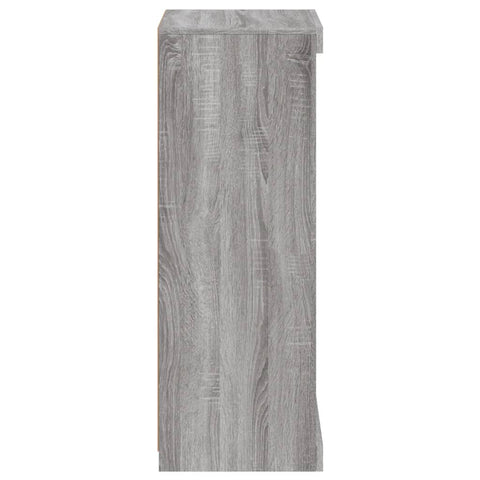 vidaXL Sideboard with LED Lights Grey Sonoma 41x37x100 cm