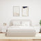 vidaXL Bedside Cabinets with LED Lights 2 pcs White Engineered Wood