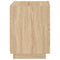 vidaXL Bedside Cabinets with LED Lights 2 pcs Sonoma Oak Engineered Wood