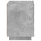 vidaXL Bedside Cabinets with LED Lights 2 pcs Concrete Grey Engineered Wood
