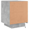 vidaXL Bedside Cabinets with LED Lights 2 pcs Concrete Grey Engineered Wood