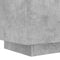 vidaXL Bedside Cabinets with LED Lights 2 pcs Concrete Grey Engineered Wood