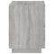 vidaXL Bedside Cabinet with LED Lights Grey Sonoma Engineered Wood