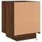 vidaXL Bedside Cabinets with LED Lights 2 pcs Brown Oak Engineered Wood