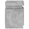 vidaXL Bedside Cabinets with LED Lights 2 pcs Concrete Grey 35x39x55 cm