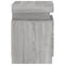 vidaXL Bedside Cabinets with LED Lights 2 pcs Grey Sonoma 35x39x55 cm