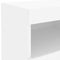 vidaXL Bedside Cabinet with LED Lights White 50x40x45 cm
