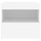 vidaXL Bedside Cabinets with LED Lights 2 pcs White 50x40x45 cm