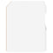 vidaXL Bedside Cabinets with LED Lights 2 pcs White 50x40x45 cm