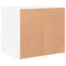 vidaXL Bedside Cabinets with LED Lights 2 pcs White 50x40x45 cm
