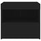vidaXL Bedside Cabinet with LED Lights Black 50x40x45 cm