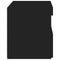 vidaXL Bedside Cabinet with LED Lights Black 50x40x45 cm