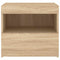 vidaXL Bedside Cabinet with LED Lights Sonoma Oak 50x40x45 cm